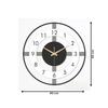 Wall Clock Stylish Metal Analog Wall Clock for Living Room, Office, Kitchen, Home and Hall Fancy Big Size Modern Wall Watch (40 CM)