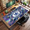 Tappetino per Mouse Grande Stampato Chelsea FC, Tappetino da Scrivania Gaming Morbido in Gomma Antiscivolo per Decorazione Ufficio Laptop Computer