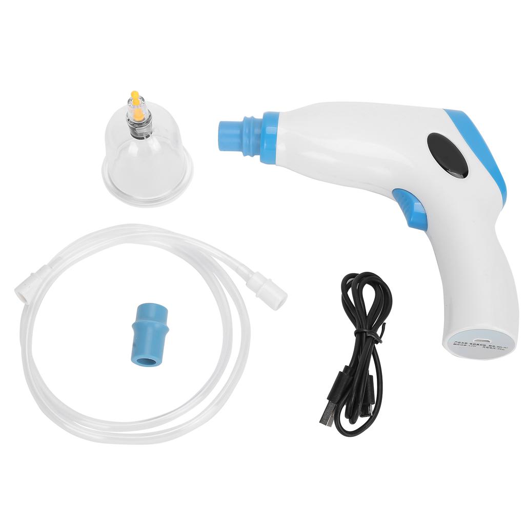 Elektrisches Vakuum-Saug-Schröpf-Set, Lymphdrainage, Schmerzlinderung, Massage-Schröpfset, Gesundheitspflege