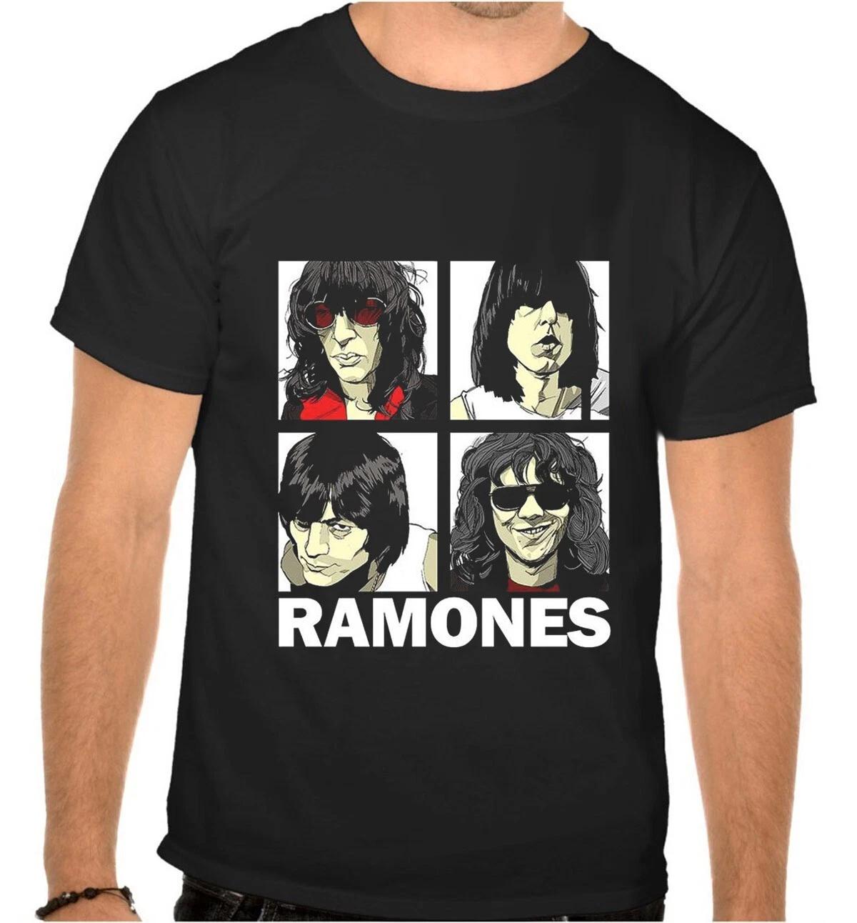 Ramones Rock Music Logo Kids T-Shirt Black -1069 -SW-Kids- XL