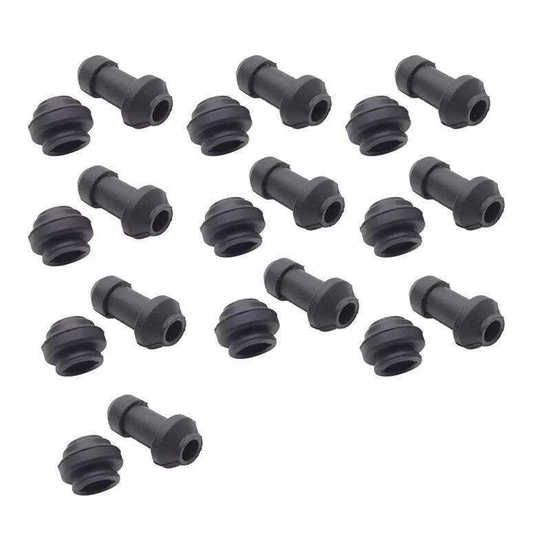 Motorcycle Disc Brake Upper Lower Pump Dust Cover Shock Absorber Sleeve Sealing Rubber Sleeve Caliper Waterproof Rubber Cap BJ01