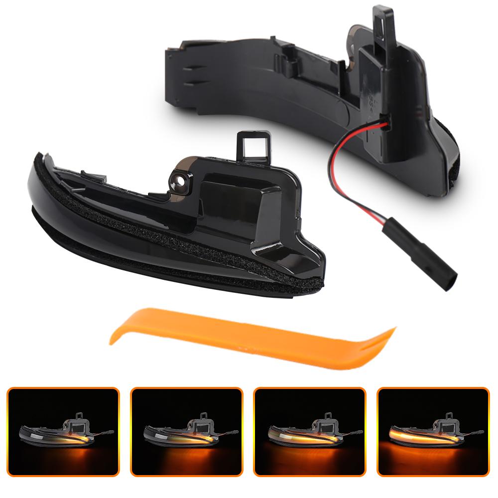 OVOVS Sequential Rearview Mirror Turn Signal Lights Led Side Mirror Signal Lights for 16-20 Toyota Tacoma 19-22 RAV4 XA50 LED янтарь