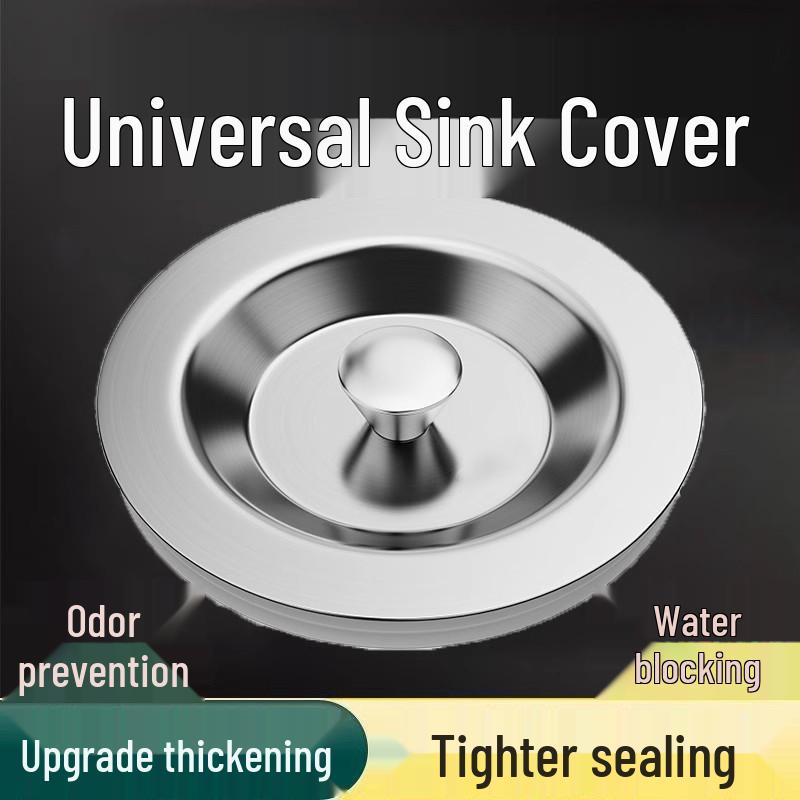 Free Shipping: Stainless Steel Sink Strainer and Seal Cover