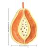 Cute Fruit Shaped Coral Fleece Hand Towels With High Absorbency And Hanging Loop Perfect For Kitchen Bathroom Use