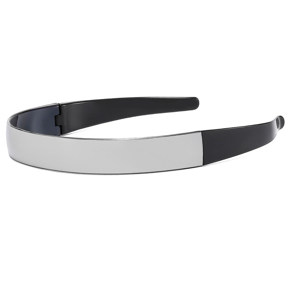 Punk Tech Frameless Ultra-Narrow Sunglasses - Trendy Headband Style for Parties and Clubbing