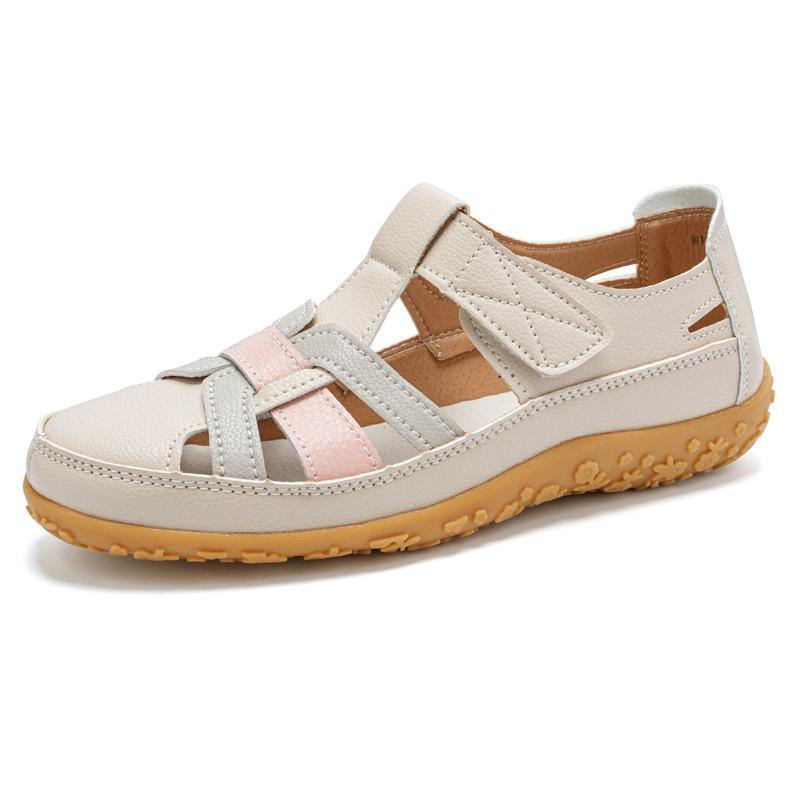 New Summer Large-size Beach Women s Sandals Soft Sole Breathable Hole Shoes Versatile Mother Flat Women s Shoes 35 2569₽