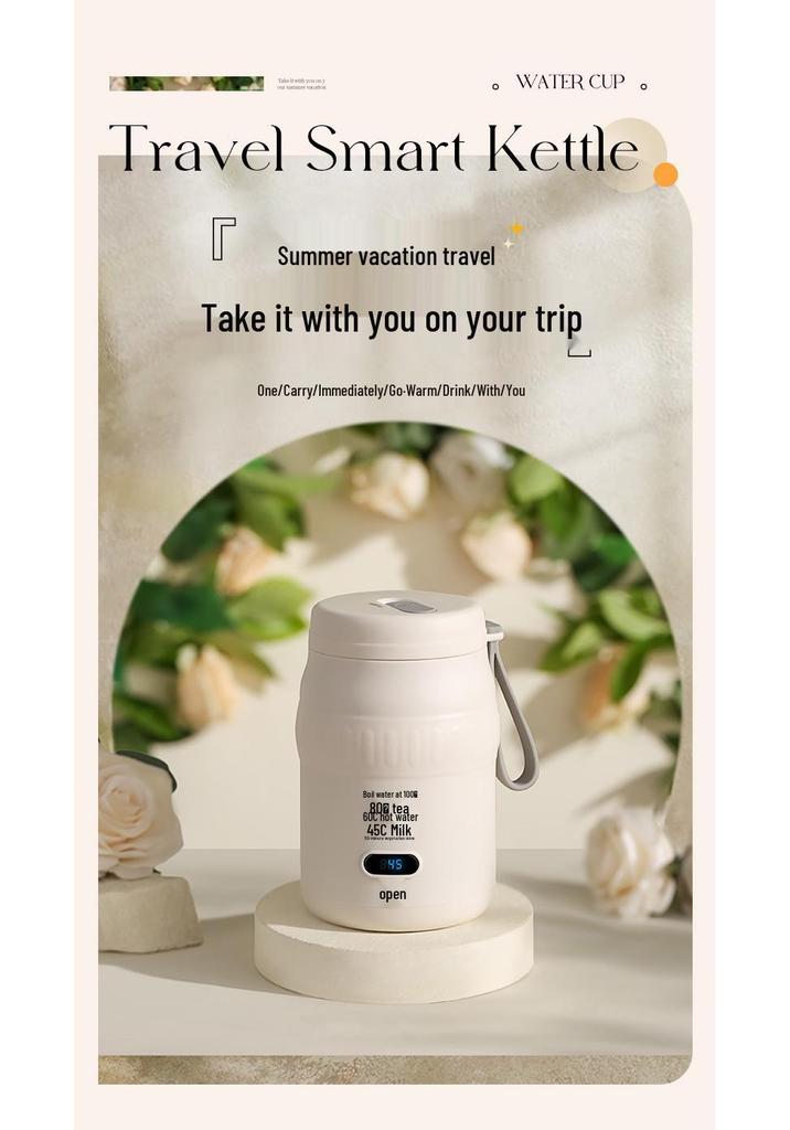 Multifunctional Portable Electric Heating Cup - 316 Mini Thermos & Milk Warmer
