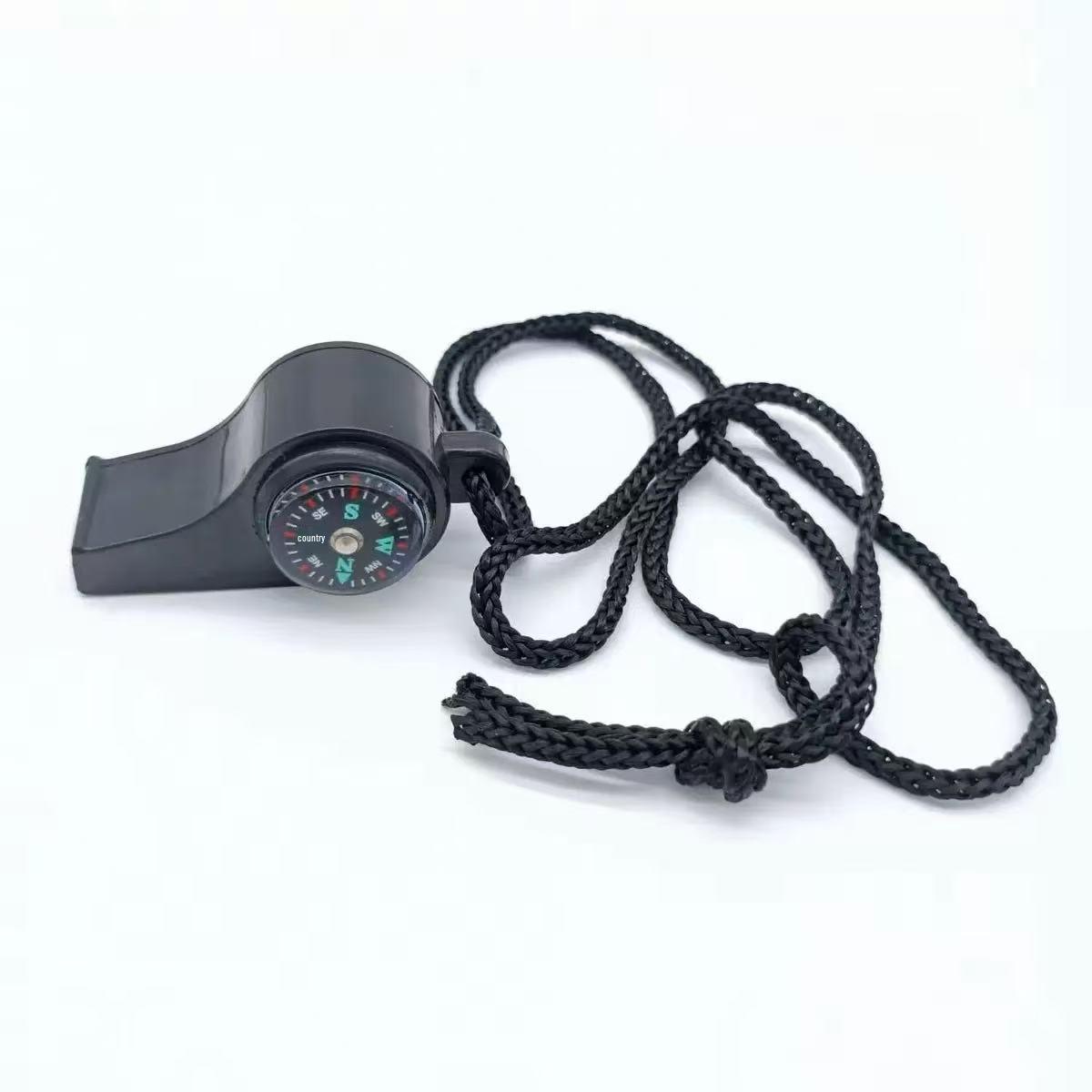 

Army Green Super Loud 3-in-1 Survival Whistle for Outdoor and Field Training чорний