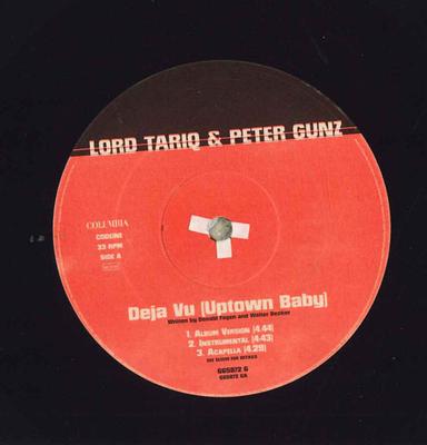 12inch Record LORD TARIQ & PETER GUNZ - Deja Vu (Uptown Baby) 6658726 Columbia 1997 UK Rap & Hip-Hop/R&B Used