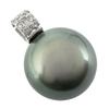 Pendant Top Silver Women Pearl Used