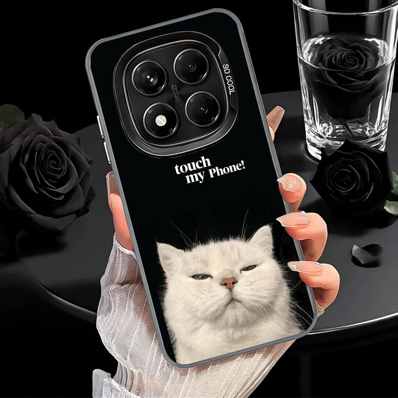 Funny Dont Touch My CallPhone Shockproof Phone Case for Xiaomi Redmi Note 15 14 13 12 Pro Plus 11 11S 11T 5G Cover Anti Fall Fun