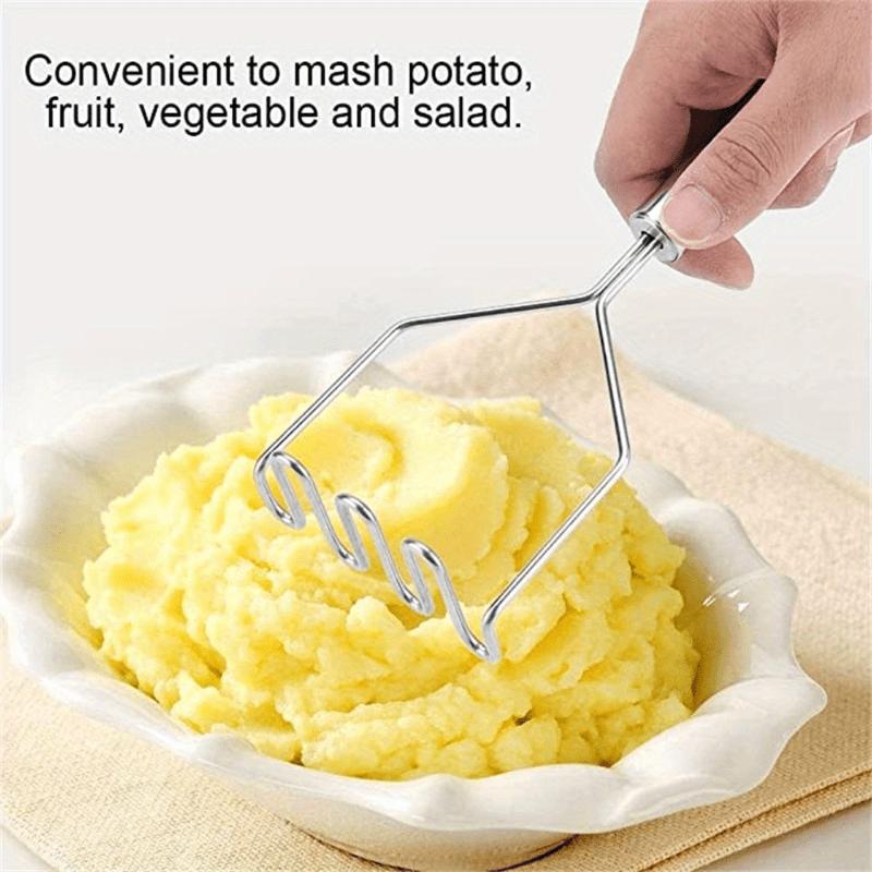 1pcs Durable Wavy Potato Masher with Comfortable Handle