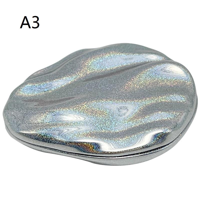 Zinc Alloy Solid Perfume Container, Sliding Lid Balm Box, Mini Refillable Metal Makeup Case