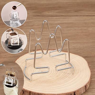 Stainless Steel Coffee Holder, Reusable Drip Coffee Tool Bag Filter Paper Holder, Coffee Cup Filter Paper Bag Holder