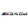 For BMW M 5.5cm Sticker M135I M240D M340I M550D M440D M135D M760LI M140D Modified Digital Displacement Standard ABS Rear Logo rvbf26