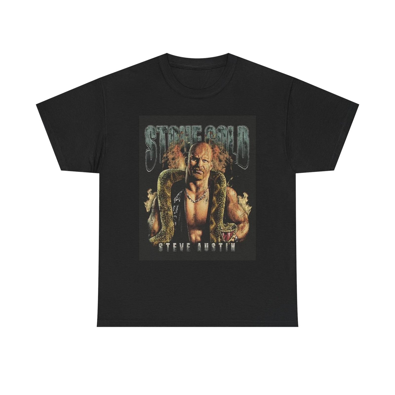 Men s and Women s T-shirts Stone Cold Steve Austin Graphic XXXL