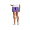 Adidas Neo Color Block Buchstabenprint Sportliche Freizeitshorts Damen Shorts Lila HD9482