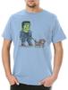 Franken Dog Mens T-Shirt Nerd Fun Frankenstein Dog Dogs Love Owner Dog
