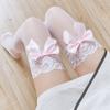 Ultratenké průhledné nylonové dlouhé ponožky punčochy Dámské JK Lolita Vysoké punčochy na stehna Japonský styl Puntíkaté podkolenky Vysoké ponožky