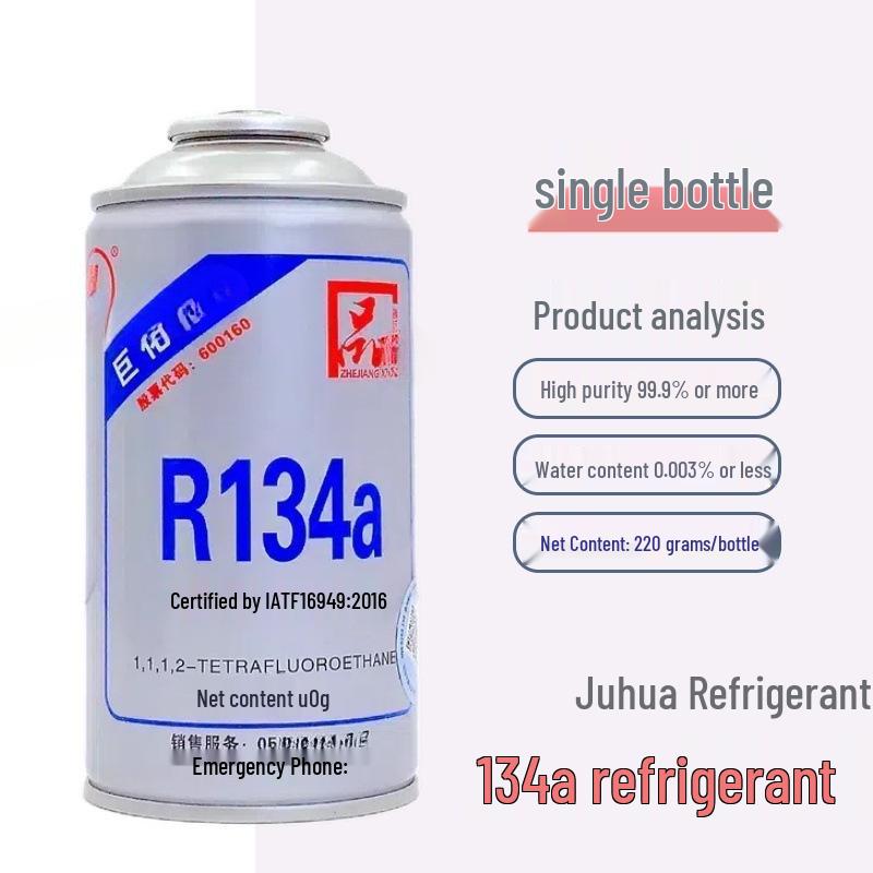 R4 Automotive R134a Refrigerant & Leak Sealer with Coolant Freezing Oil