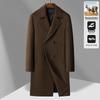 2025 Men's Mid-Length Double-Breasted Wool Cashmere Coat