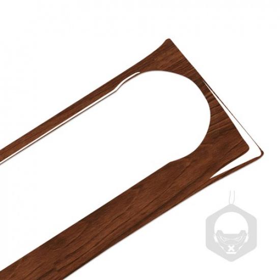 Console AC Switch Control For Benz C-Class Cover Trim Wood Grain 2007-10 Brown