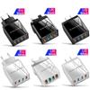 Portable 4 Ports USB Transformer Power Supply Wall Charger Adapter Fast Quick Charger