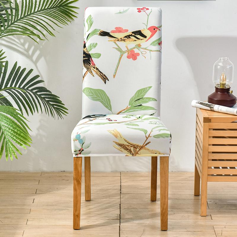 Stretch-Stuhlbezug für Esszimmerstühle, schmutzabweisend, Sitzbezug für Wohnzimmer, Hochzeit, Küche, Hotel, Zeremonie, Bankett, Büro, abnehmbar