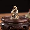 Eighteen Arhats Miniature Retro Mini Buddha Decoration Study Office Home Decoration Brass Statue Crafts