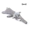 Indestructible Plush Dog Toy: Bite-Resistant Yellow Duck Companion