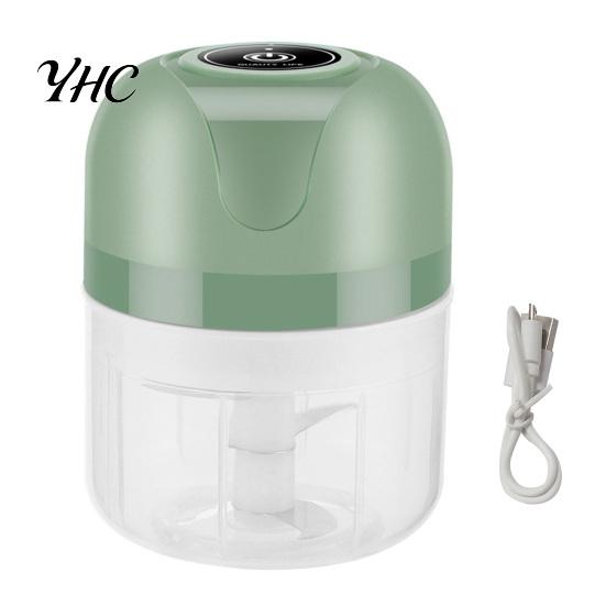 Kitchen Supplies Electric Garlic Press Wireless Water-proof Plastic Simple Gadget Operation Meat Grinder Tools Blender
