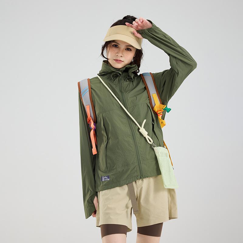 Lightweight Mountain-Style Sun Protection Jacket for Women and Men - Breathable Summer Cycling and Skin Protection Top
