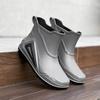 Trendige personalisierte Herren-Regenschuhe wasserdicht und rutschfest Angel-Regenstiefel dicksohlig abriebfest und warm Autowäsche-Wasserschuhe