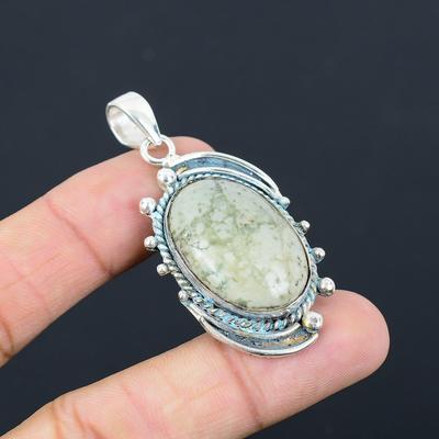 Sesterský deň Zľava 925 Rýdze striebro Polychrómovaný jaspis Drahokam Prívesok Šperky