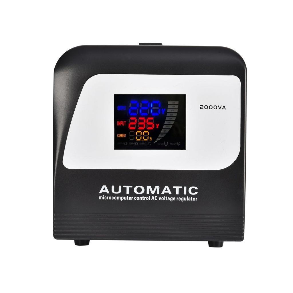 Регулятор напряжения переменного тока 220 В, бытовой электронный регулятор напряжения AVS 500 Вт-5000 Вт, автоматический микрокомпьютерный AVS-500VA
