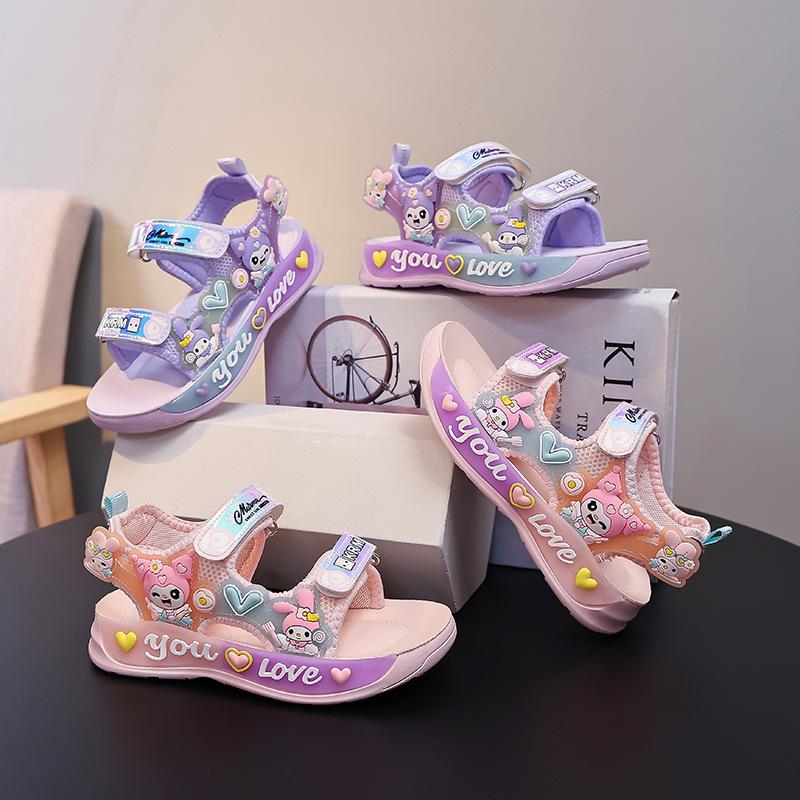 Sandals with Soft Soles, New Style Beach Shoes, Cute Soft-soled Girls' Casual Shoes
