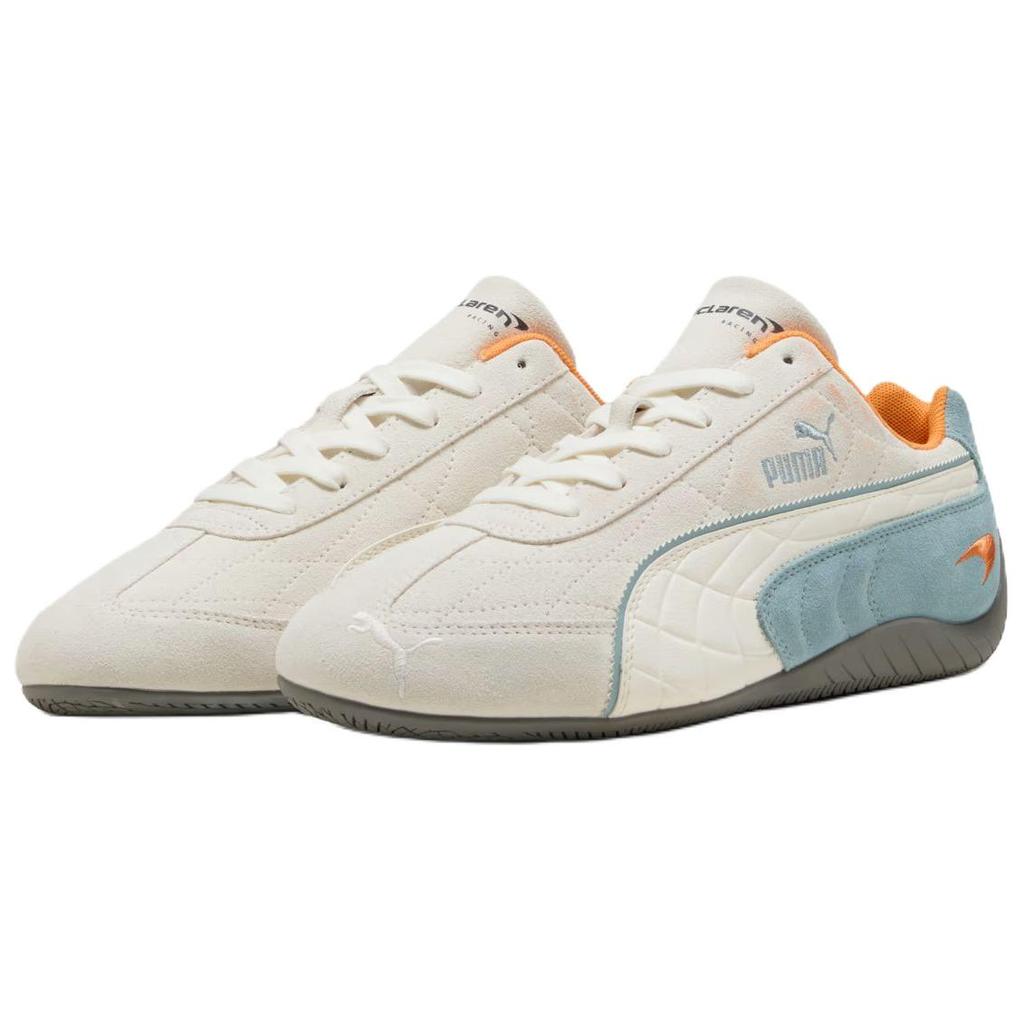Puma Speedcat Freizeit Schuhe Herren Warmweiß Blau Orange 309452-03