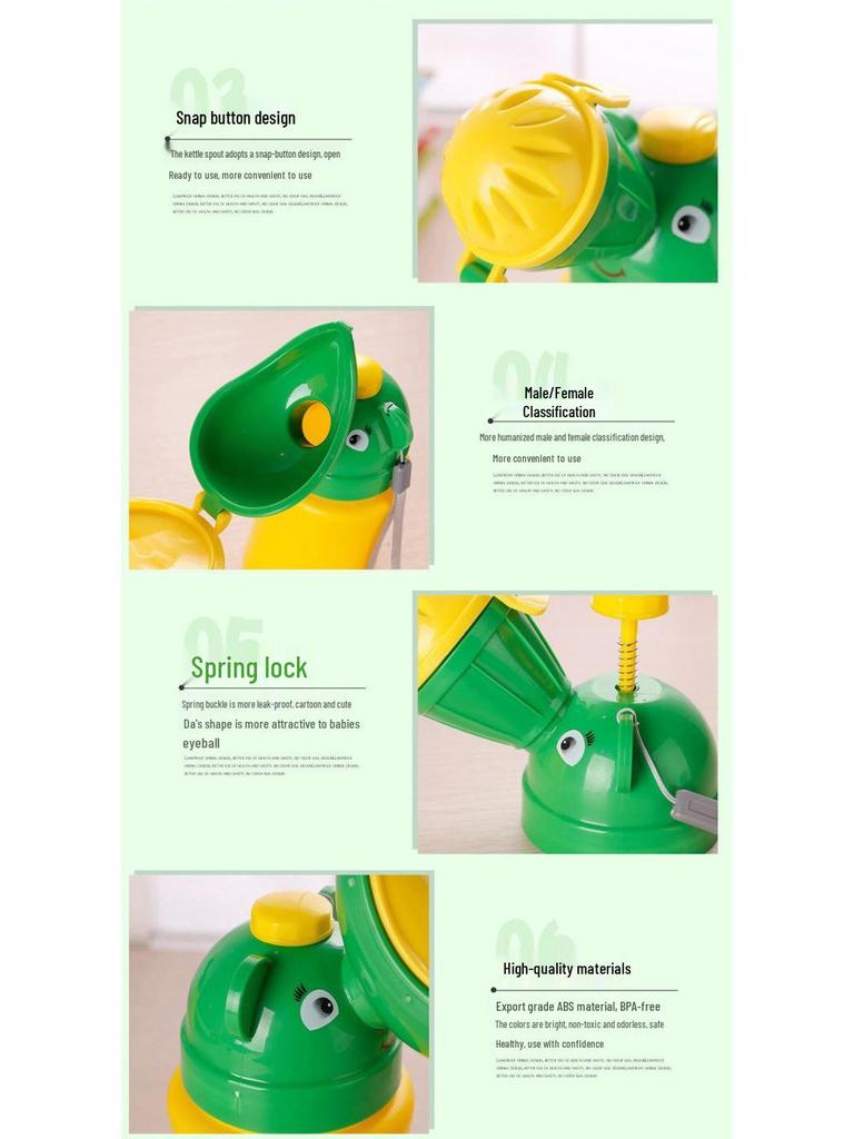 Portable Leak-Proof Toddler Urinal - Cute Design for Boys & Girls