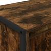 TV Stand 140 X 36 X 49.5 Cm Smoked Oak Engineered Wood