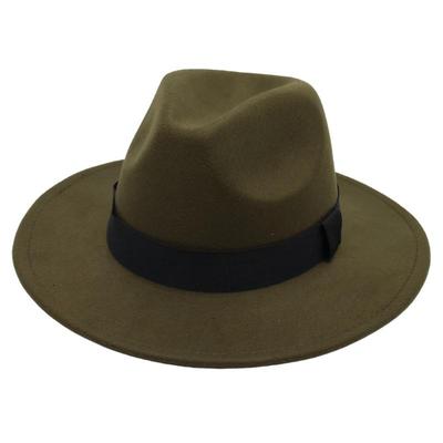 Elegancki filcowy kapelusz fedora