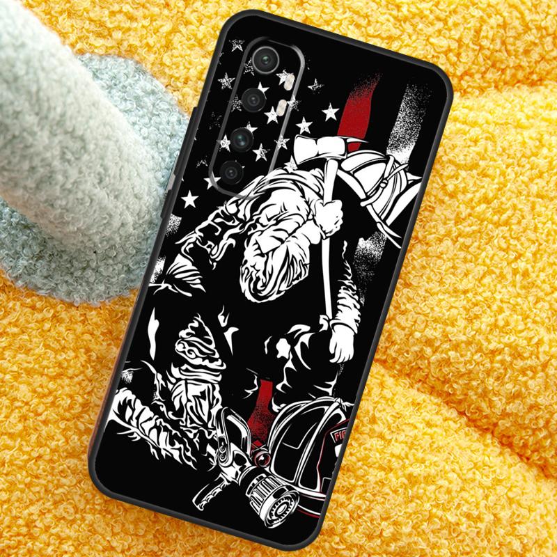 Firefighter Heroes Fireman Case For Xiaomi 17 Pro Max 13 14 15 Ultra 13T 14T 15T Cover For POCO X7 X5 X6 F5 F6 F7 F8 Pro