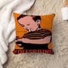 Pop Punk Band T-The O-Offsprings Cushion Cover Polyester Sofa Cushions Decorative Throw Pillows Home Decoration Pillowcover
