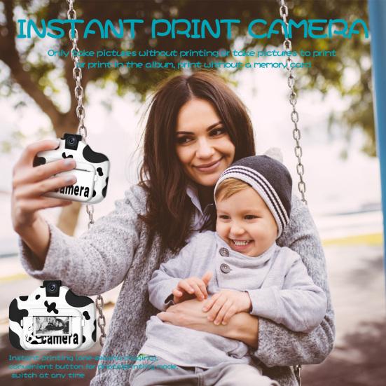 Instant Camera 2.4 Inch Screen 1080P Rechargeable Portable Kids Mini Video Camera