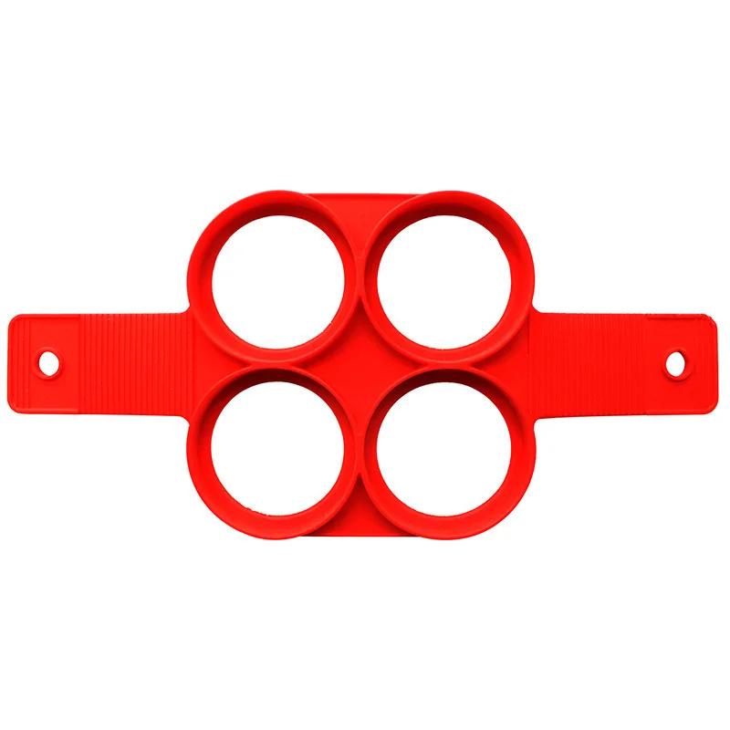 Economic Silicone Egg Pancake Ring Nonstick Pancake Maker Mold Silicone Egg Cooker Fried Shaper Omelet Moulds Kitchen Bake Tool