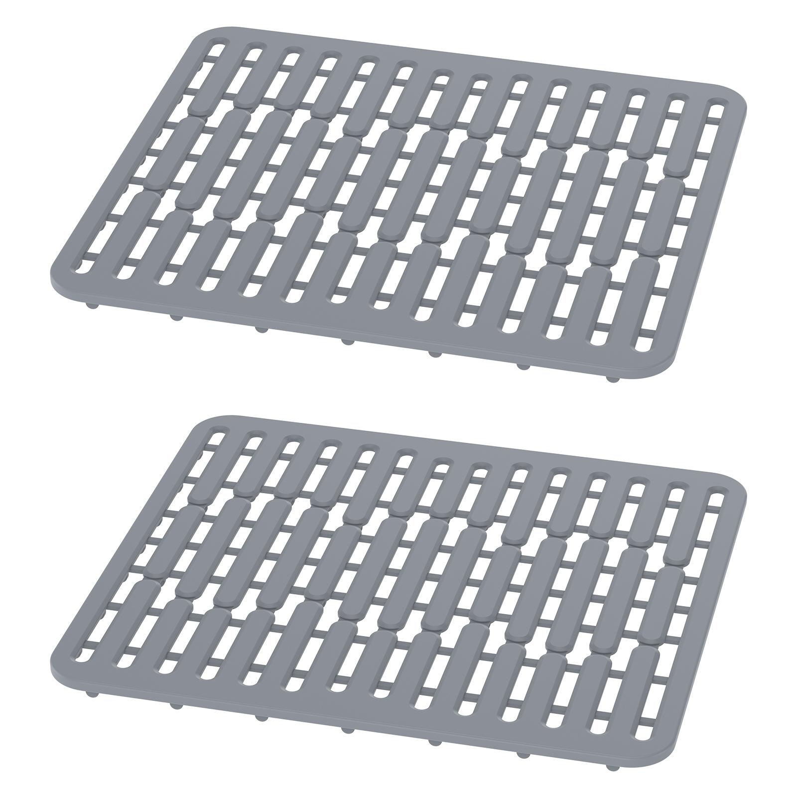 

Silicone Sink Protector Mats Multi-functional Water Filter Mats Anti Slip Not Easy to Break or Deform Draining Pads for Kitchen M