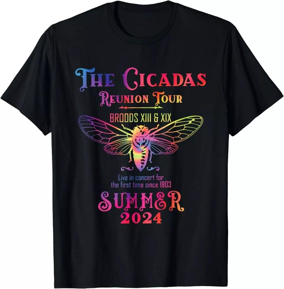 2025/The Cicadas Reunion Tour Broods Xiii & Xix Live In Concert T-Shirt Unisex T-Shirt XL