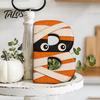 Halloween Home Decorations Wooden BOO Decoration for Tiered Trays, Creative Solid Wood Boo Sign Tabletop Centerpieces Party Decor
