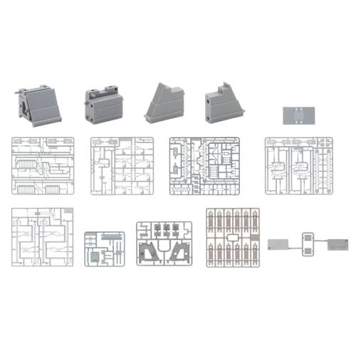 Tomytec TOMIX N Gauge Overhead Line Pole and Shinkansen-Style Electric Power Supply Set, Includes 2 Sets of Embankment S35 and Viaduct S35, Diorama Su