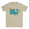 Agente Perry the Platypus Cute Meme T Shirt Men 100 Cotton Funny TShirt Crew Neck  Tee Shirt Short Sleeve Tops Original