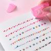 DIY Journal Stationery School Supply Plastic Hand Account Decoration Tape